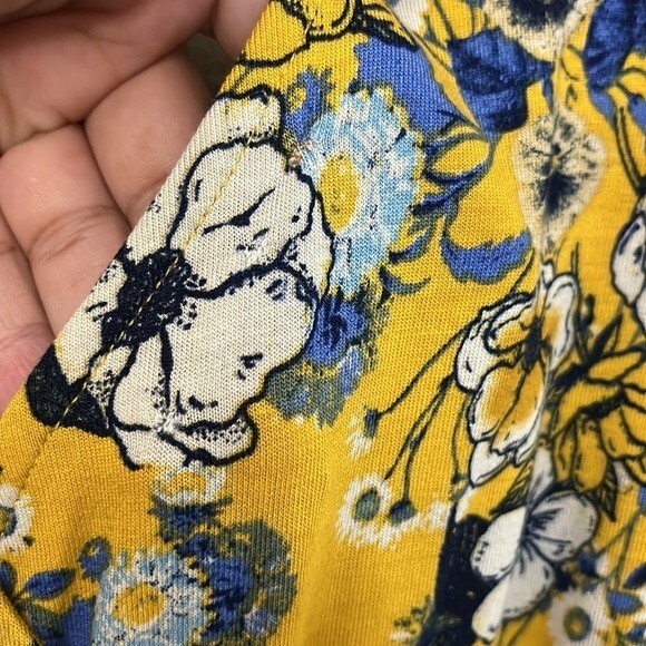 Dolcevida  mustard yellow floral romper Large - Picture 8 of 16